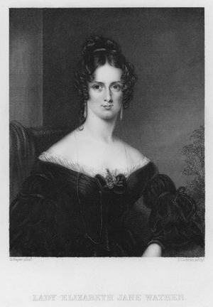 Lady Elizabeth Jane Wathen (engraving)