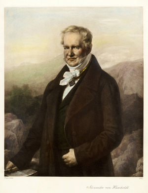 Alexander Baron von Humboldt (copper plate print)
