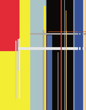 Vertical, 2016 (mixed media)