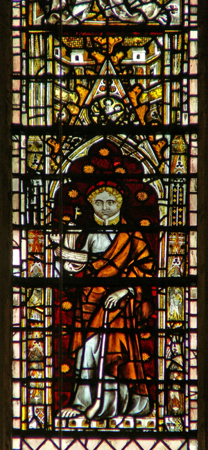 Window c7 depicting St Jude (stained glass)