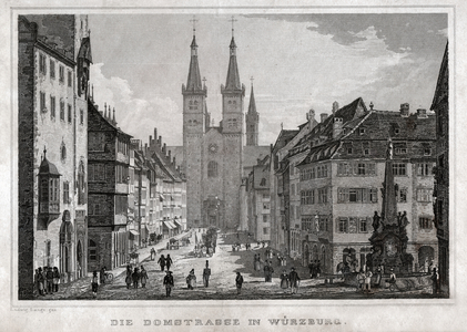 Wurzburg. (gravure, vers 1830)