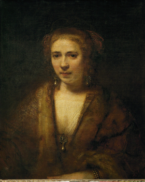 Portrait of Hendrijke Stoffels …