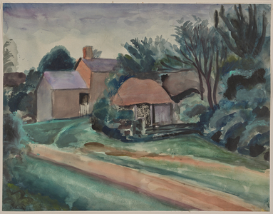 Landscape, 1926 (watercolour on paper)