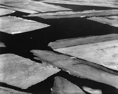 Ice and Water, High Sierra, California, 1962 (silver gelatin print)