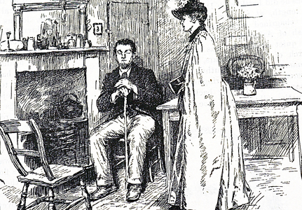 A man bullying his wife, 1850