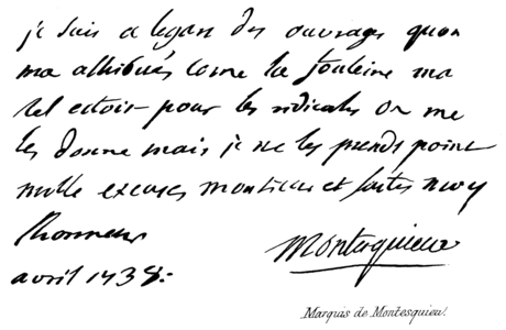 Marquis de Montesquieu (engraving)