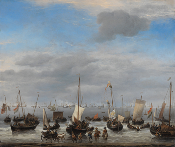 The Embarkation of Charles II at Scheveningen, c.1661 (oil on canvas)