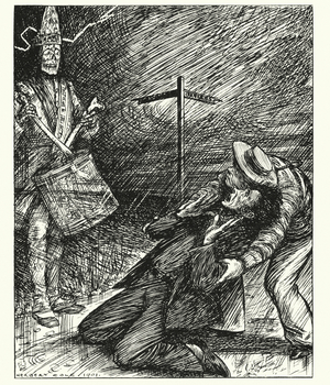 Ingoldsby Legends: The Dead Drummer (litho)