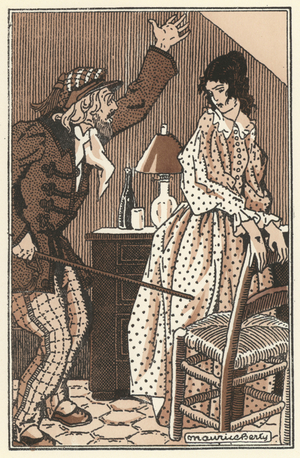 Illustration for Scenes de la Vie de Boheme by Henri Murger (litho)