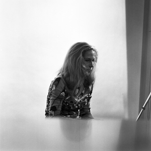 The model Beate Nicht during a photo shooting, Germany 1968