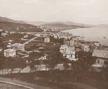 Riviera Di Ponente, Pegli (b/w photo)