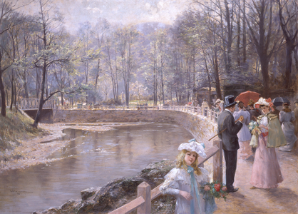 An der Tepl (Along the Teplá River), 1894 (watercolour)
