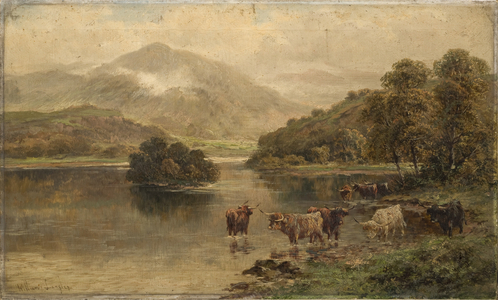 Loch Katrine  (oil on canvas)