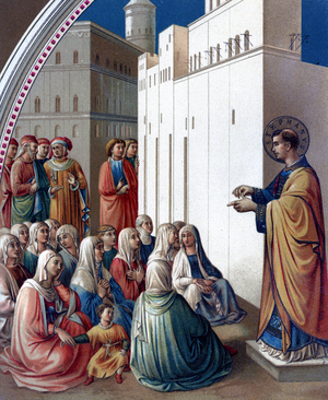 The Preaching of St Stephen, United Kingdom