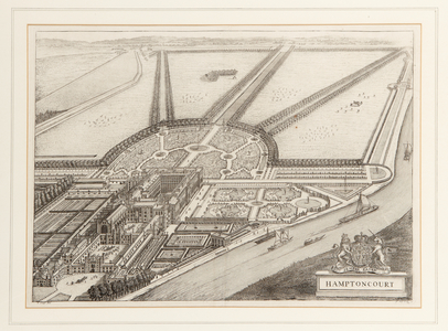 Hampton Court, 1707 (etching)