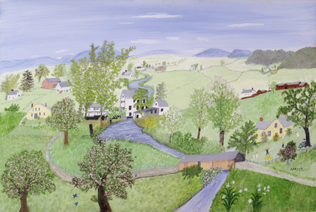 May, 1955 (oil on pressed wood)