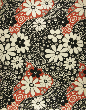 Textile design, 1971 (tempera on paper)