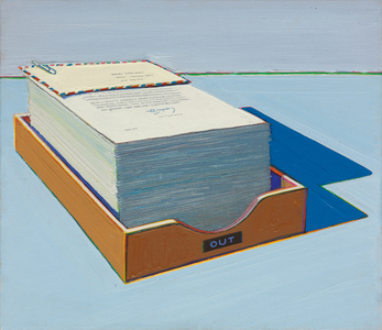 Out Box #1, 1972 (oil on canvas)