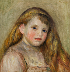 Head of a Young Girl, circa 1901. (oil on canvas)