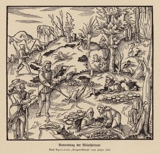 Prospecting (woodcut)