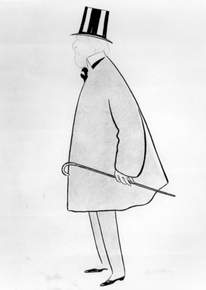 Caricature of Jacques Doucet, c.1910-29 (ink on paper)