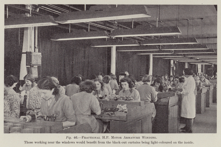 Fractional hp motor armature winding (b/w photo)