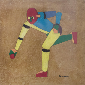 Bowler, 1930s (tempera on cardboard)