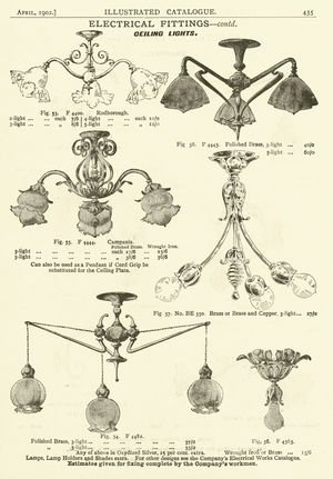 Page from the Army & Navy Catalogue, April 1902 (litho)