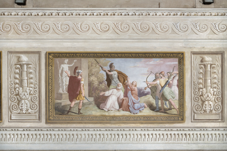 The Martyrdom of Saint Simon and Saint Judas Thaddaeus, from Stories of Christ, 1841 (fresco)