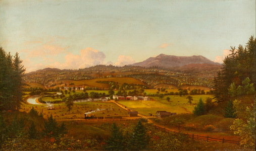 North Williston, Vermont, 1850 (oil on canvas)