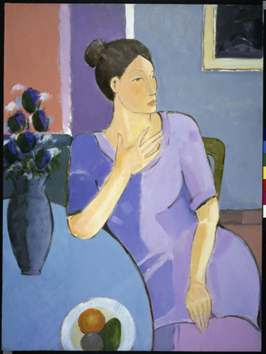 Patiently Waiting 1995 (oil on canvas)