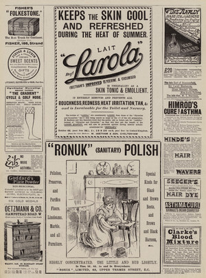 Page of Advertisements (engraving)