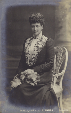 Queen Alexandra (b/w photo)