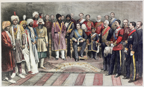 The last interview of Shere Ali with an English Viceroy at the Umballah Furbar