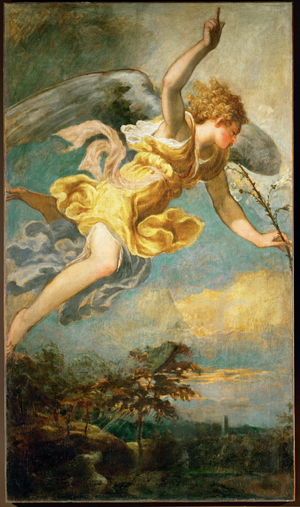 Angel of the Annunciation (painting on canvas)