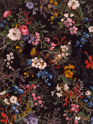 Textile design, c.1788-92 (w/c on paper)