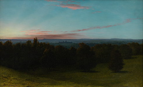 Near Llangollen, North Wales (oil on board)