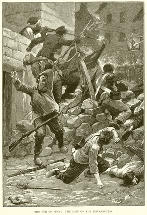The 6th of June: The last of the Insurrection (engraving)