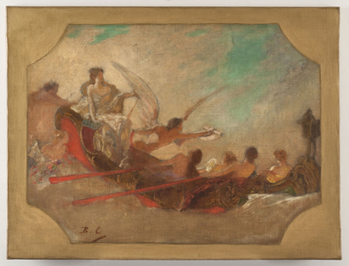 Sketch for the Salle des Fêtes at the Hôtel de Ville de Paris: La Ville de Paris conviant le monde à ses fêtes, between 1892 and 1895 (oil on canvas (weave))