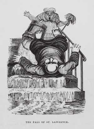 The Fall of St Lawrence (engraving)
