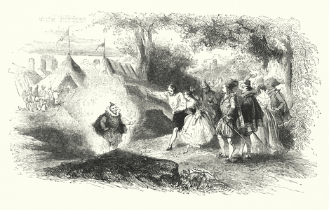 Illustration for the ballet, Le Diable boiteux, or The Devil on Two Sticks (engraving)
