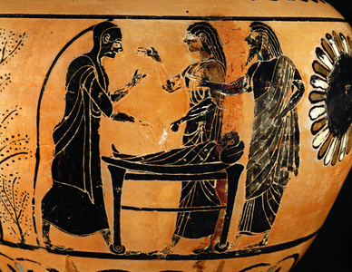 The child Hermes and Apollo …