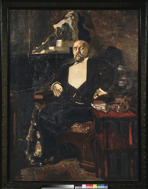 Portrait of Savva Mamontov, 1897 (oil on canvas)
