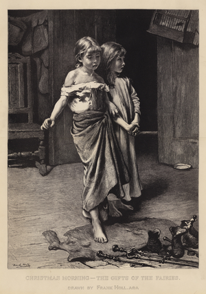 Christmas Morning, the Gifts of the Fairies (engraving)