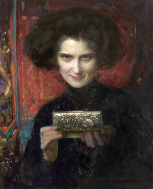 The Casket, 1924 (oil on canvas)