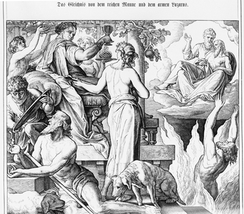 Scene from the New Testament of the Holy Bible