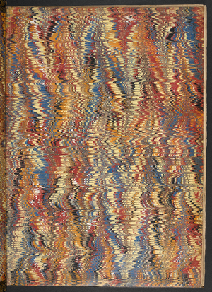 Coloured endpaper