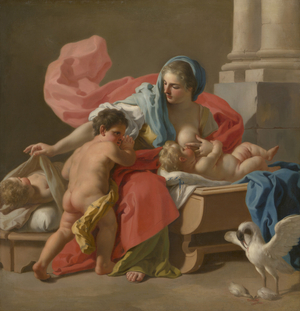 Charity, 1743-44 (oil on canvas)