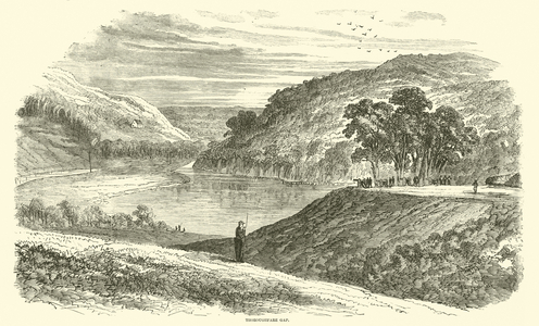 Thoroughfare Gap, August 1862 (engraving)