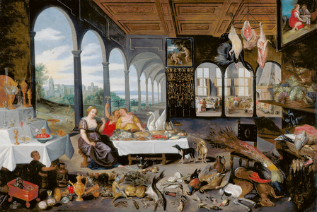 The Sense Of Taste (oil on wood)